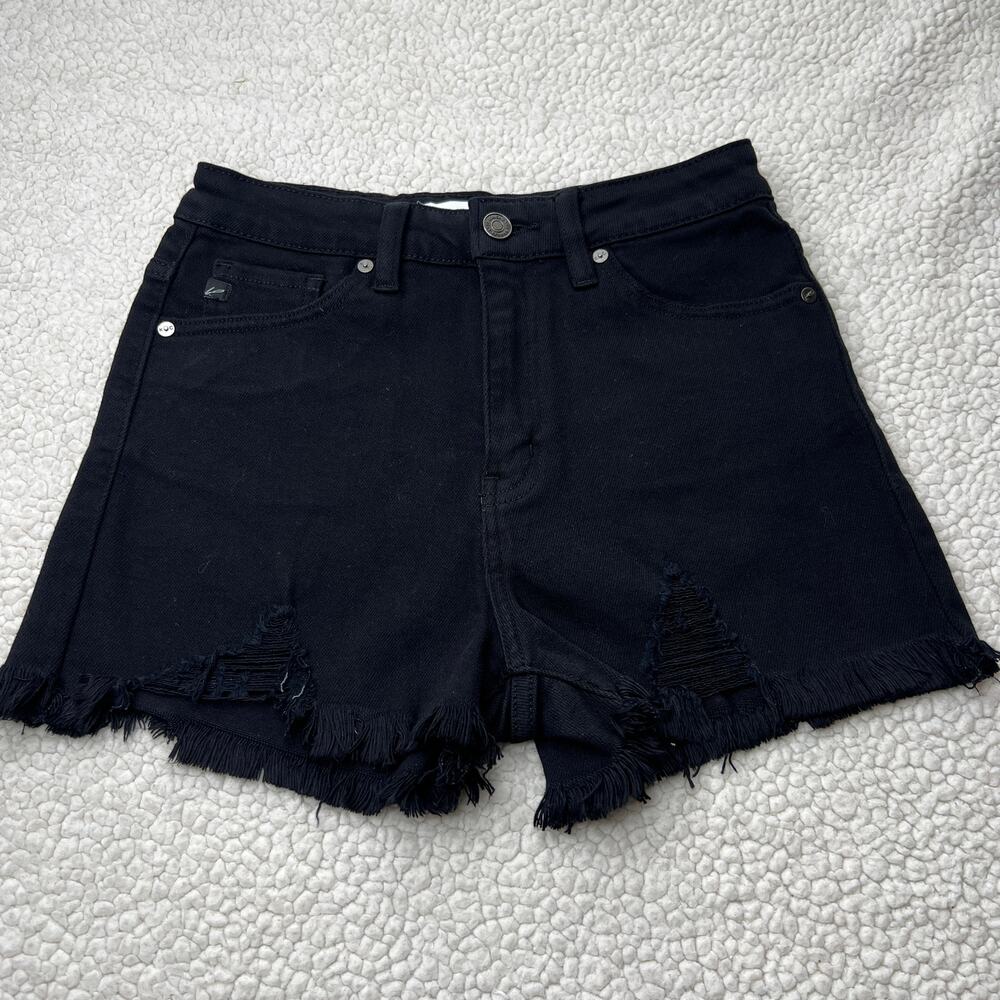 PacSun Raw Hem Black Shorts Small
